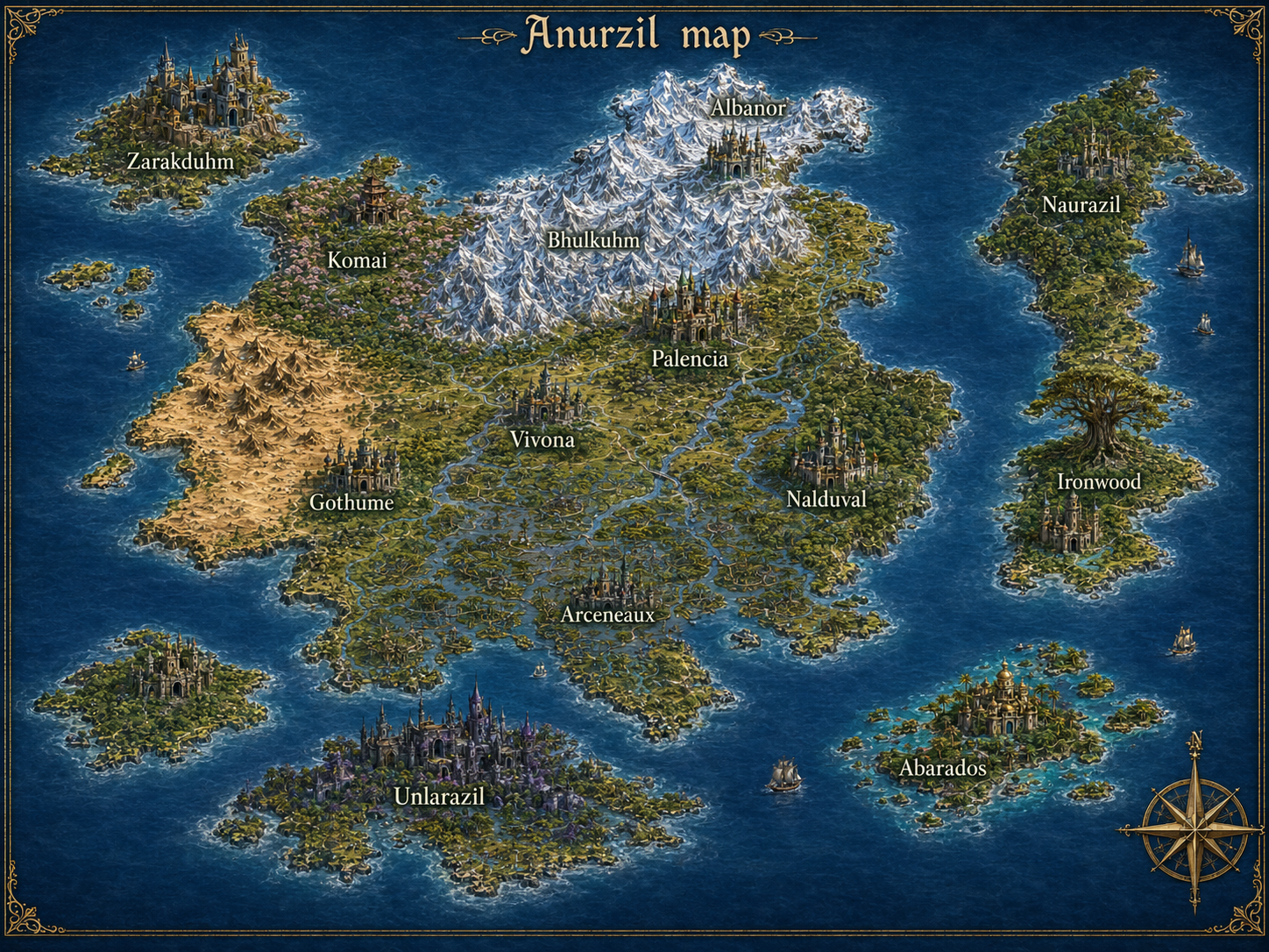 Map of Anurzil