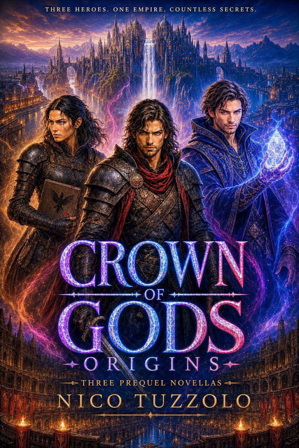 Crown of Gods: Origins — prequel collection cover