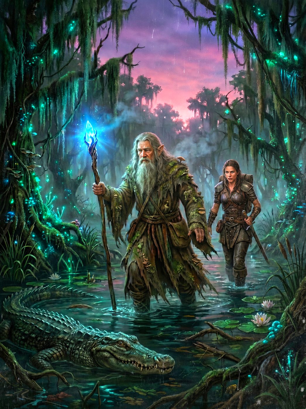 Casey in the mire — Crown of Gods art by M. Waqas